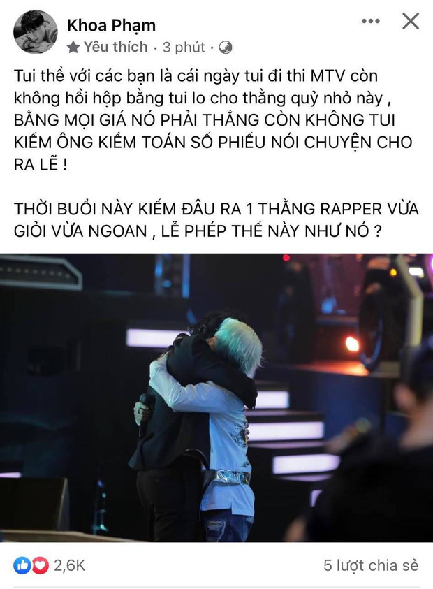 Seachains làm trùm cuối ở Chung kết Rap Việt, biểu diễn ra sao mà Karik đòi học trò Quán quân bằng được?  - Ảnh 5.