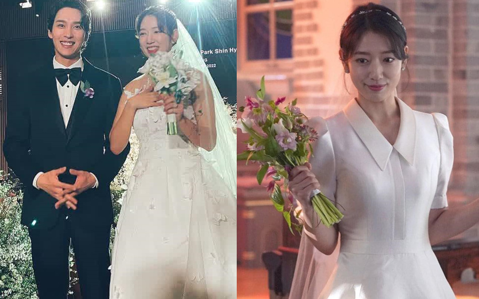 Trước đám cưới, Park Shin Hye 3 lần làm cô dâu trên phim nhưng chưa bao giờ đẹp bằng khi đứng cạnh Choi Tae Joon
