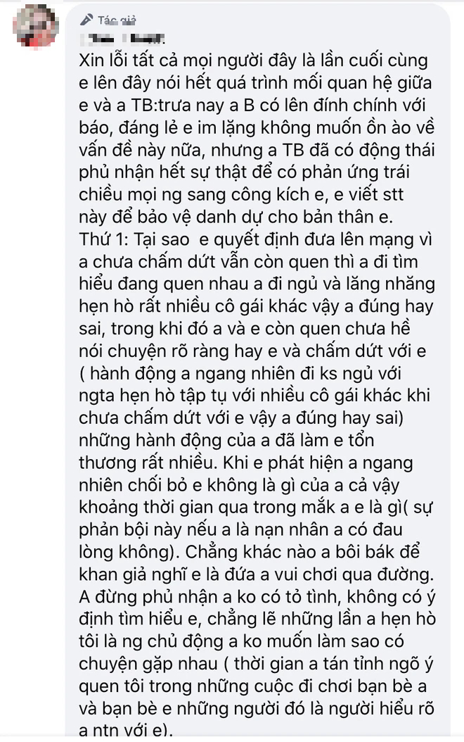 Thanh Bình bị tố tiếp cận với 1 Á hậu khi chưa chấm dứt với Ngọc Lan, công khai từng mốc thời gian kèm tuyên bố chắc nịch - Ảnh 3.