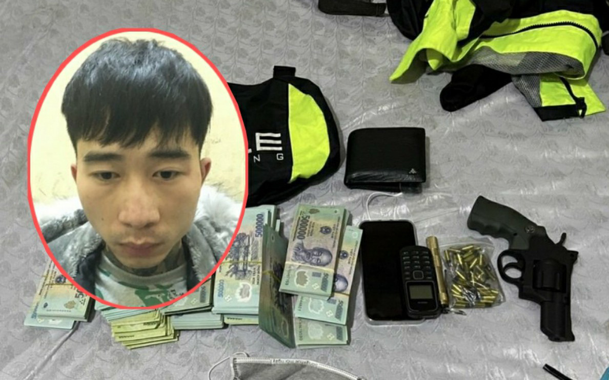 Vụ cướp 3 tỷ ngân hàng ở Hải Phòng: Tên cướp "bo" tài xế 136 triệu đồng khi thuê taxi tẩu thoát