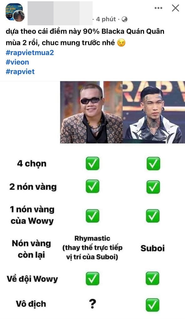 Netizen chỉ ra những điểm trùng hợp của Blacka và Quán quân Rap Việt mùa 1, liệu lịch sử có lặp lại? - Ảnh 3.