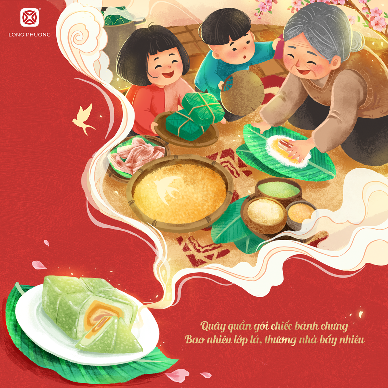 Có gì trong bộ tranh “Bày món Tết thân thương” của sứ Long Phương mà khiến cộng đồng mạng xôn xao thế? - Ảnh 1.