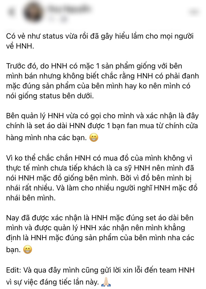 Đánh tiếng theo kiểu xin lỗi được chưa tới Hà Hồ, chẳng lạ khi chủ shop nọ được bonus cơn mưa gạch đá từ netizen - Ảnh 1.