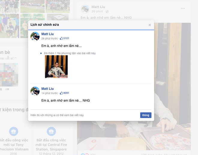 Matt Liu nói nhớ Hương Giang, phải sửa ngay status để chứng minh 1 điều quan trọng! - Ảnh 3.