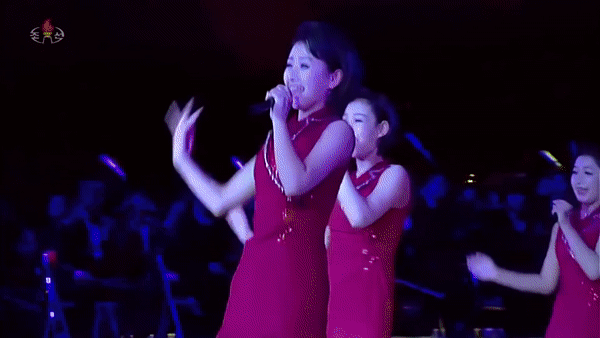 Sân khấu gây choáng của nhóm nhạc nữ Triều Tiên: Vũ đạo đều tăm tắp, center xịn không thua kém idol Kpop! - Ảnh 4.