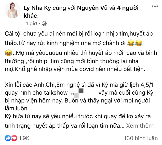 Lý Nhã Kỳ nhập viện cấp tốc giữa đêm với loạt dấu hiệu đáng lo, nguyên nhân là gì? - Ảnh 2.