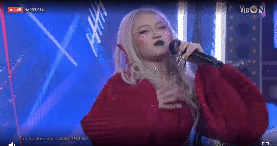 Nữ rapper team Binz đ&aacute;nh bại nữ chiến binh team Karik, tiến thẳng v&ograve;ng Chung kết Rap Việt m&ugrave;a 2 - Ảnh 3.