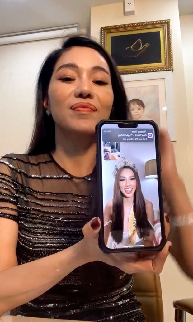 Sau pha livestream cồng kềnh nhất lịch sử, Hoa hậu Thuỳ Ti&ecirc;n lại gặp sự cố với filter l&agrave;m đẹp? - Ảnh 2.