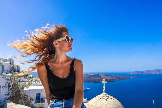 Khám phá thiên đường Santorini cùng blogger du lịch Ngô Trần Hải An - Ảnh 14.