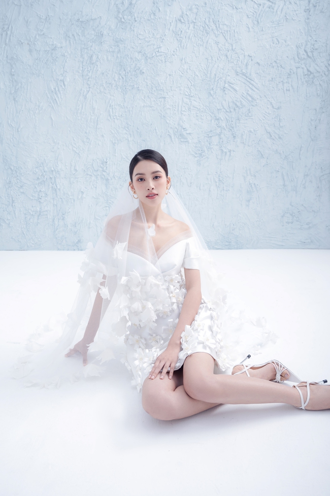 Hoa hậu Tiểu Vy bất ngờ diện váy cưới - Ảnh 10.