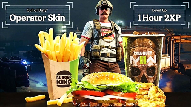 Call of Duty hợp tác cùng Burger King: Mua bánh nhận thời trang game miễn phí - Ảnh 1.