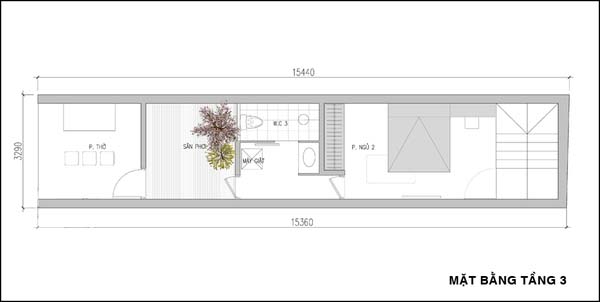 Tư vấn thiết kế nhà ống 50m² có mặt tiền hẹp và dài - Ảnh 3.