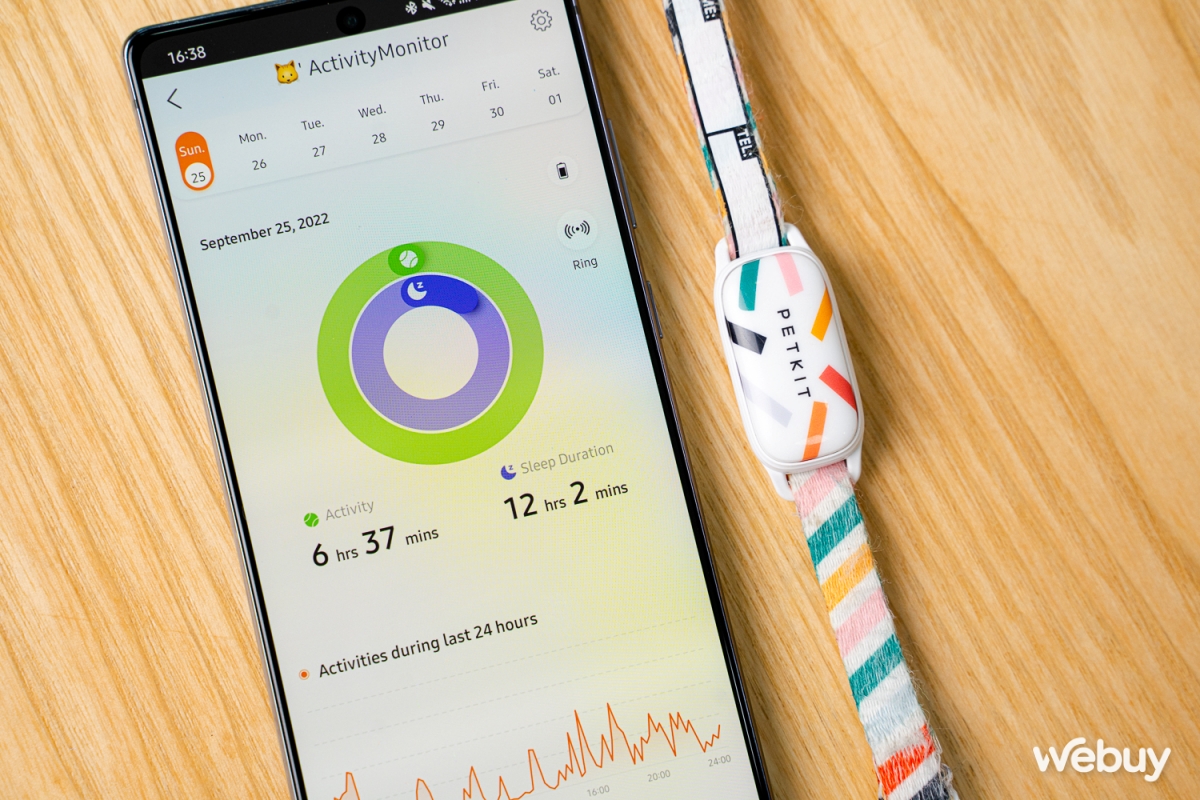 Dùng thử vòng theo dõi sức khỏe thú cưng Petkit Fit 3: Rẻ, đẹp, pin siêu bền - Ảnh 6.