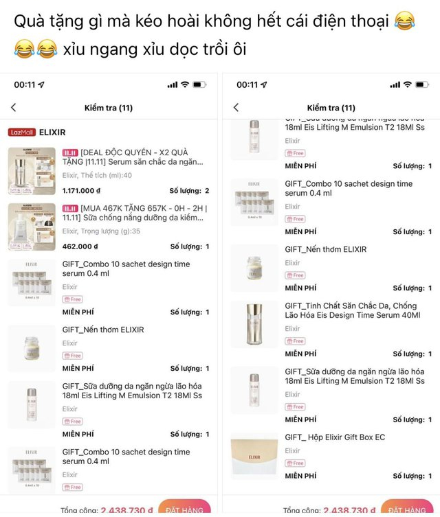 Lộ diện 11 chiến thần săn sale &ldquo;bom tấn&rdquo; tr&ecirc;n Lazada 11.11: c&oacute; đơn chỉ 1 đồng, đơn chục triệu cũng h&oacute;a nhẹ t&ecirc;nh - Ảnh 5.