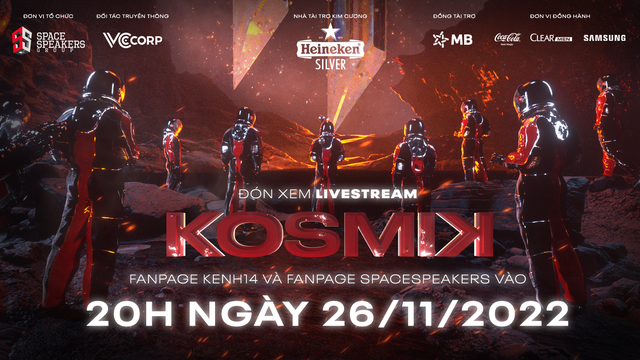KOSMIK Live Concert: Binz tỏ tình cùng Châu Bùi, 11 nghệ sĩ SpaceSpeakers khép lại đêm diễn vô cùng hoành tráng - Ảnh 46.