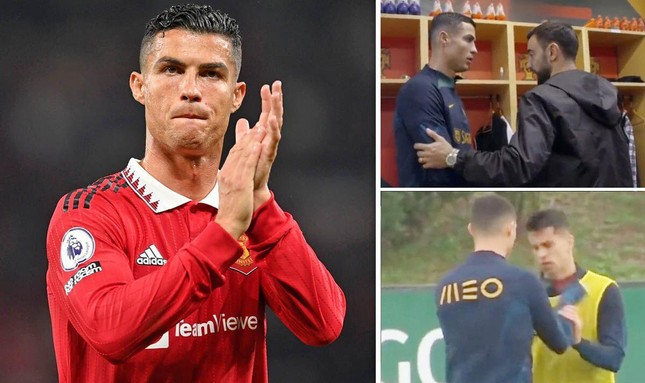 Ronaldo liên tục bị đồng đội ở tuyển Bồ Đào Nha cạch mặt - Ảnh 1.