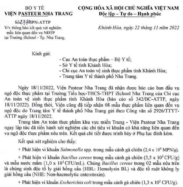 Khánh Hòa kiểm tra toàn bộ bếp ăn trường học sau vụ học sinh ngộ độc tập thể - Ảnh 2.