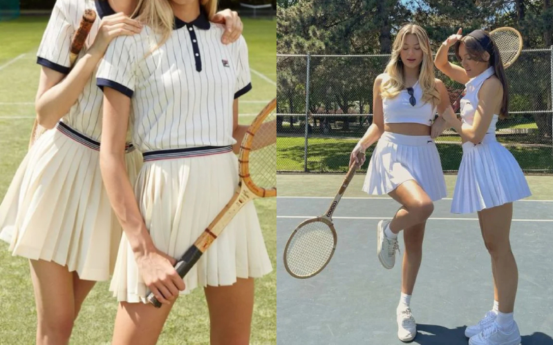 Tenniscore gây sốt giới trẻ: Khi quần áo thể thao trở thành cảm hứng mặc đẹp - Ảnh 2.