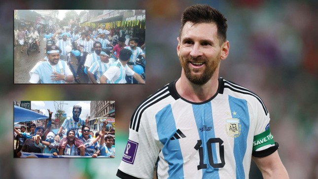 Kỳ lạ: ĐT Argentina thắng trận đầu World Cup 2022, hàng trăm ngàn người Bangladesh đi bão tới đêm - Ảnh 1.