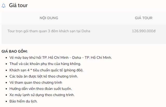 Tour đi Qatar xem b&aacute;n kết/chung kết World Cup gi&aacute; 500-600 triệu đồng - Ảnh 2.
