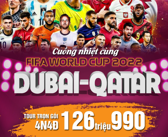 Tour đi Qatar xem bán kết/chung kết World Cup giá 500-600 triệu đồng - Ảnh 1.