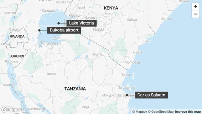 Tanzania: Máy bay chở khách lao xuống hồ lớn nhất châu Phi - Ảnh 1.