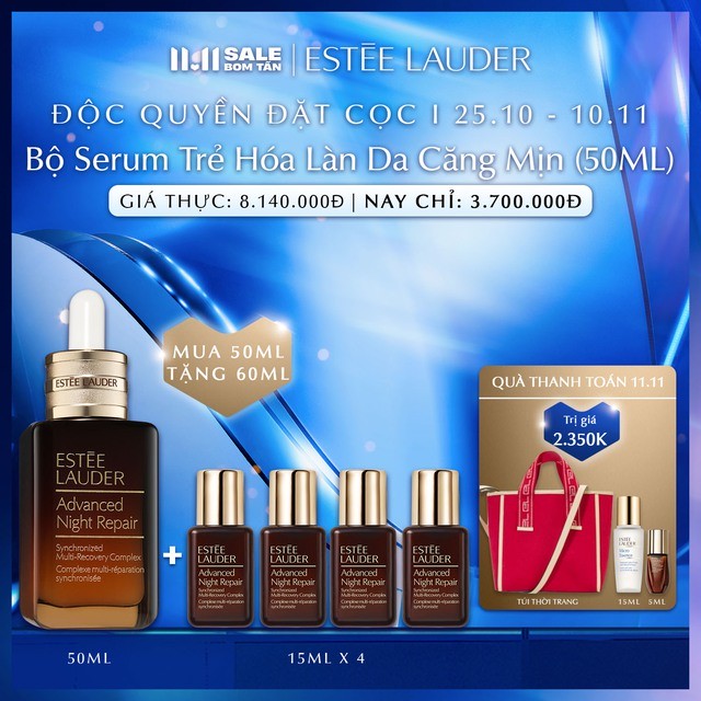Brand mỹ phẩm cao cấp tung ưu đ&atilde;i khủng dịp 11/11: Estee Lauder mua 1 tặng 7, combo dưỡng da Kiehls giảm c&ograve;n 1750k - Ảnh 5.