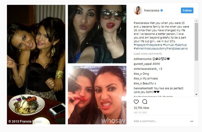 Selena Gomez and Francia Raisa: 15 years of friendship like a fairy tale, donating a kidney to help someone in a sick situation, unexpectedly full of drama behind - Photo 3.