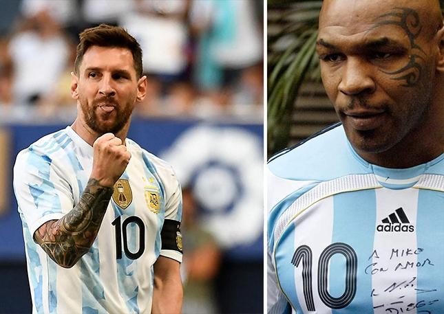 Võ sĩ dọa đánh Messi phải xin lỗi sau khi bị Mike Tyson nắn gân - Ảnh 1.