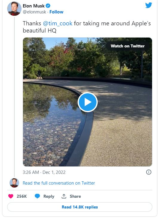 Elon Musk đ&atilde; đến trụ sở Apple để n&oacute;i chuyện với Tim Cook, khoe mọi chuyện tốt đẹp - Ảnh 3.