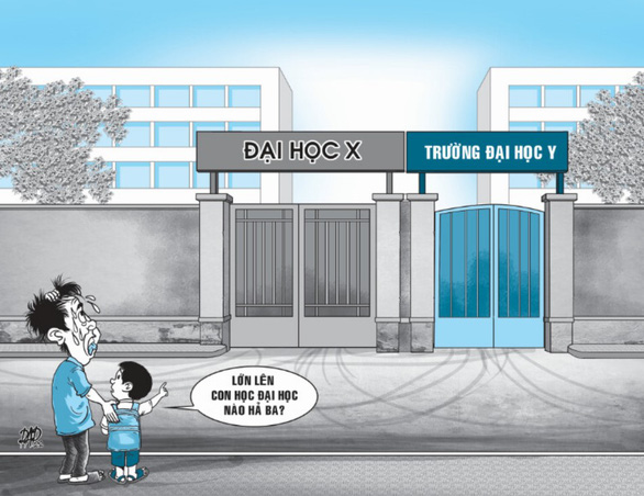 Rắc rối đặt t&ecirc;n đại học: Lạ l&ugrave;ng khi trong một university lại c&oacute; th&ecirc;m c&aacute;c university - Ảnh 1.