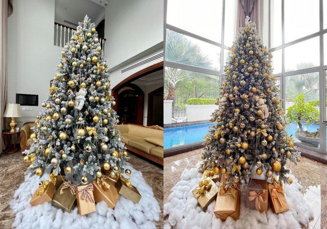 Những sao Việt chi bạo trang trí nhà mùa Noel - Ảnh 4.