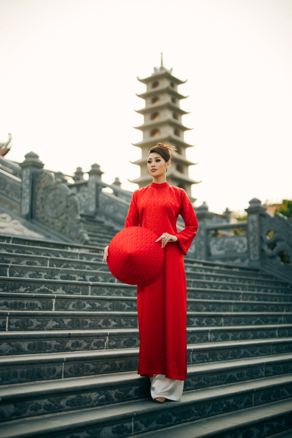 Khánh Vân: Nàng hậu diện áo dài đẹp nhất Hoa hậu Hoàn vũ Việt Nam - Ảnh 8.