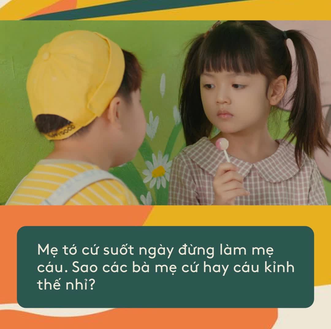 Những câu thoại gây sốt của con gái Quỳnh Kool trong Đừng Làm Mẹ Cáu - Ảnh 1. Những câu thoại gây sốt của con gái Quỳnh Kool trong Đừng Làm Mẹ Cáu - Ảnh 1.