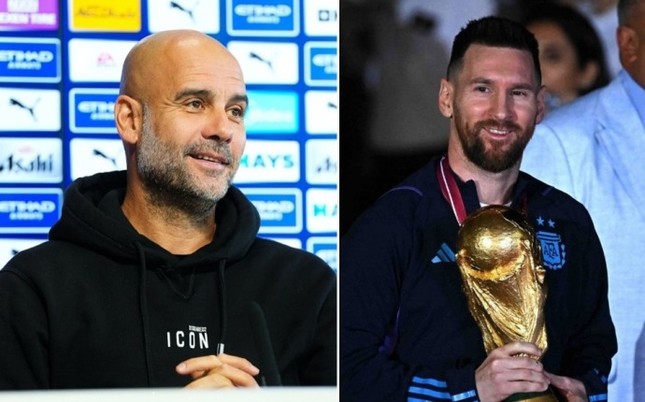 Pep Guardiola: Messi vĩ đại nhất lịch sử, không nghi ngờ gì nữa - Ảnh 1.