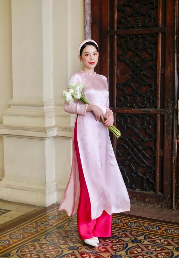 Các người đẹp Việt gợi ý mẫu áo dài cách tân duyên dáng cho Tết 2023 - Ảnh 15.
