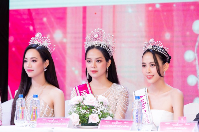 Cận visual của Top 3 Hoa hậu Việt Nam trong họp báo hậu đăng quang, ai chiếm spotlight nhất? - Ảnh 7.