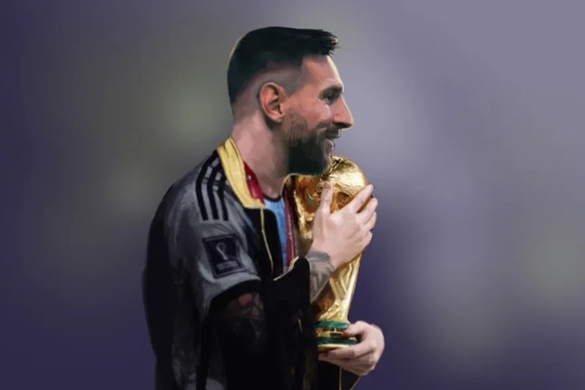Messi nhận được đề nghị triệu đô cho tấm ‘long bào’ mặc trong lễ đăng quang - Ảnh 1.