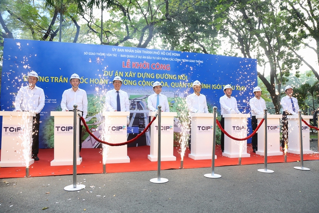 TP.HCM khởi c&ocirc;ng đường kết nối trực tiếp s&acirc;n bay T&acirc;n Sơn Nhất để giảm &ugrave;n tắc - Ảnh 2.