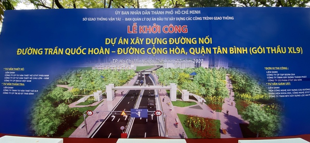 TP.HCM khởi c&ocirc;ng đường kết nối trực tiếp s&acirc;n bay T&acirc;n Sơn Nhất để giảm &ugrave;n tắc - Ảnh 1.