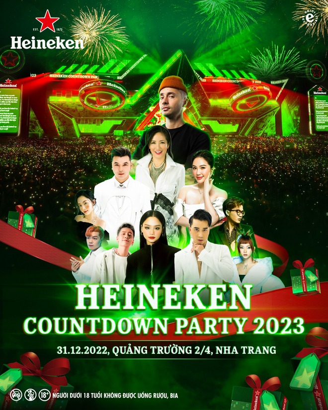 Quầy bar xanh, âm nhạc xịn và ngàn quà tặng đỉnh chóp tại Countdown Party 2023 của Heineken: Lần đầu tiên Nha Trang lại gần Hà Nội đến thế! - Ảnh 5.
