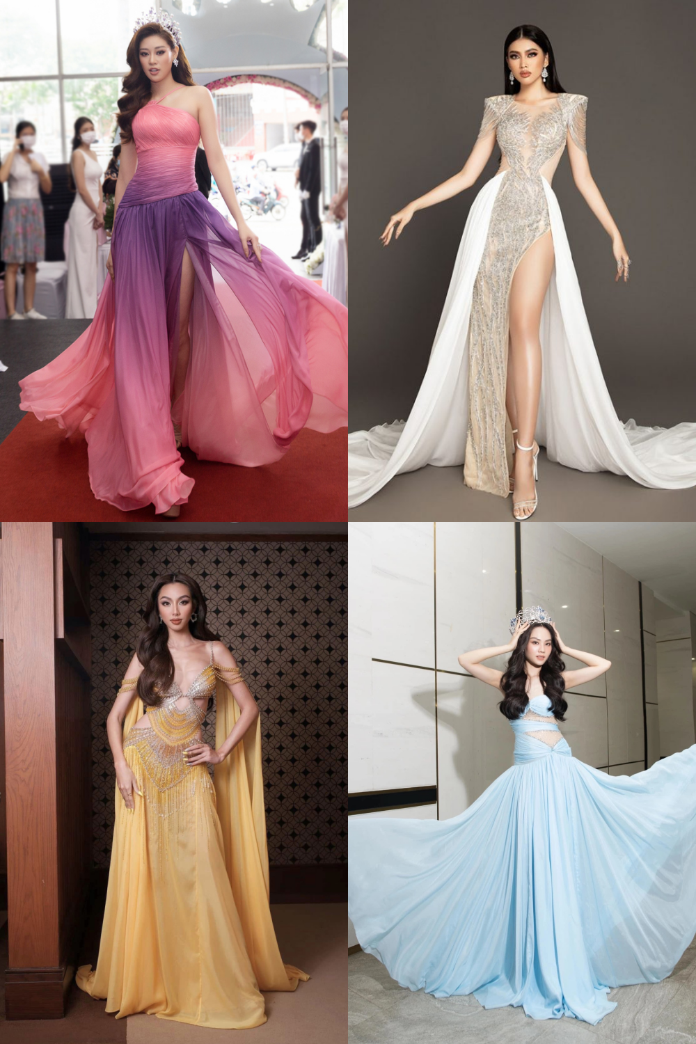 Váy của Hoa hậu Mai Phương giúp 3 người đẹp tự tin tỏa sáng - Ảnh 4.