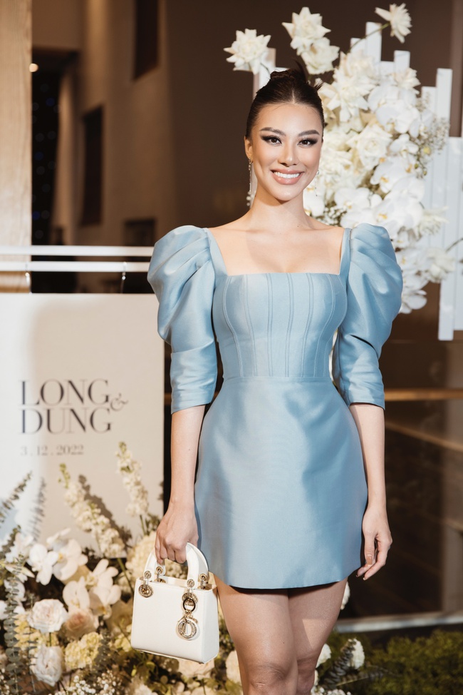 Khánh Vân, Lệ Hằng và dàn mỹ nhân đọ sắc trong hôn lễ của Á hậu Thuỳ Dung cùng chồng doanh nhân - Ảnh 6.