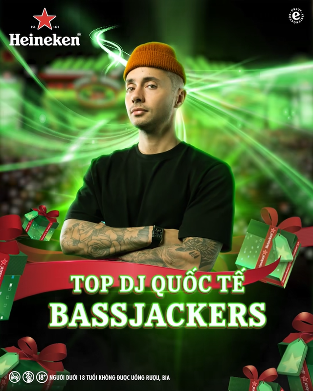 Dàn DJ quốc tế hội tụ tại Heineken Countdown 2023: DJ Hyo bốc lửa, DJ Quintino tung beat siêu đỉnh, DJ Bassjackers - bậc thầy Bigroom House - Ảnh 4.