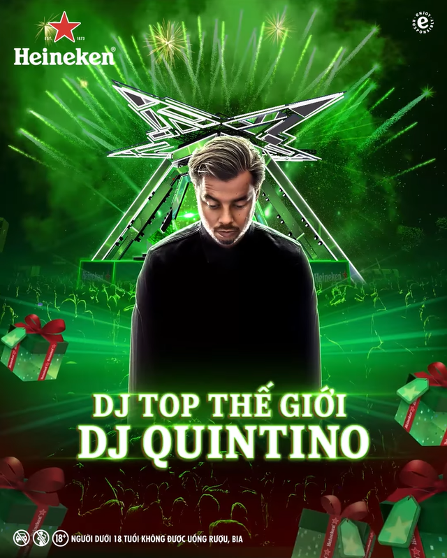 Dàn DJ quốc tế hội tụ tại Heineken Countdown 2023: DJ Hyo bốc lửa, DJ Quintino tung beat siêu đỉnh, DJ Bassjackers - bậc thầy Bigroom House - Ảnh 3.