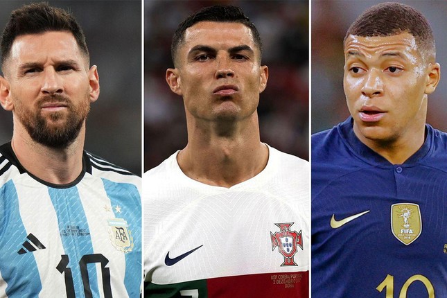 Mbappe ghi bàn gấp 5 lần Ronaldo + Messi ở vòng knock-out World Cup - Ảnh 1.