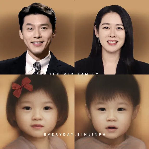 Hyun Bin và Son Ye Jin đã thể hiện được tình cảm dành cho nhau qua bức portrit tuyệt đẹp này. Hãy ngắm nhìn bức ảnh và để chìm đắm trong sự hoàn hảo của họ cùng bé.