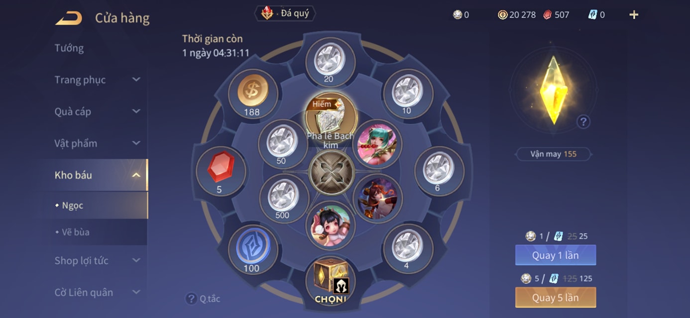 Li&ecirc;n Qu&acirc;n Mobile: Game thủ muốn nhanh c&oacute; Đ&aacute; Qu&yacute; đừng bỏ lỡ điều n&agrave;y, nhận V&eacute; Quay c&ograve;n nhiều hơn nạp thẻ - Ảnh 2.