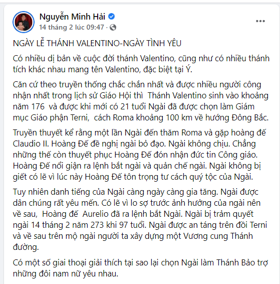 Chồng Hoà Minzy nói gì khi bị dân mạng chất vấn việc không tặng quà vợ trong ngày Valentine? - Ảnh 2.