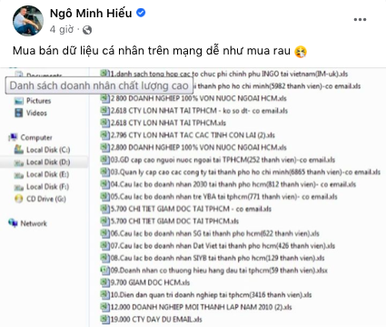 Hiếu PC ngán ngẩm vì mua bán dữ liệu cá nhân trên mạng dễ như mua rau - Ảnh 1.